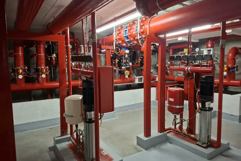 Postes de contrôle sprinkler entretenus par OTIXE INCENDIE